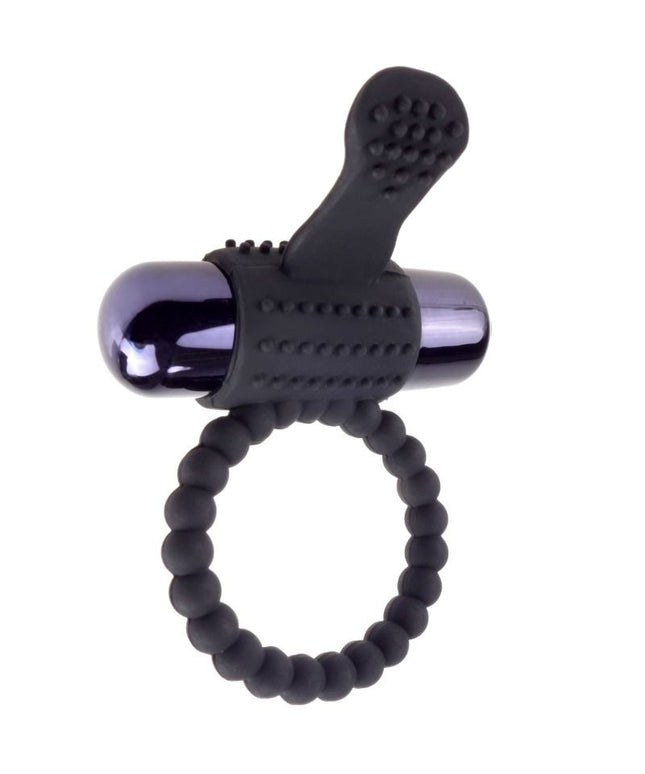 FANTASY C-RINGZ - ANELLO VIBRANTE IN SILICONE NERO