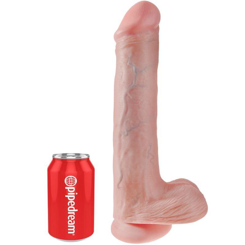 KING COCK - DILDO CON SFERE 33 CM CARNE - Only Vibes