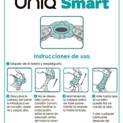 UNIQ - SMART LATEX FREE PRE-ERECTION CONDOMS 3 UNITS - Only Vibes