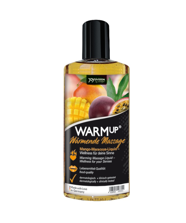 JOYDIVISION AQUAGLIDE - OLIO DA MASSAGGIO RISCALDANTE MANGO E MARACUYA 150 ML