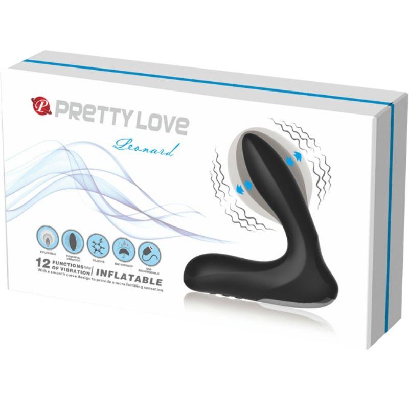 PRETTY LOVE - MASSAGGIATORE PROSTATICO GONFIABILE LEONARD CON VIBRAZIONE - Only Vibes