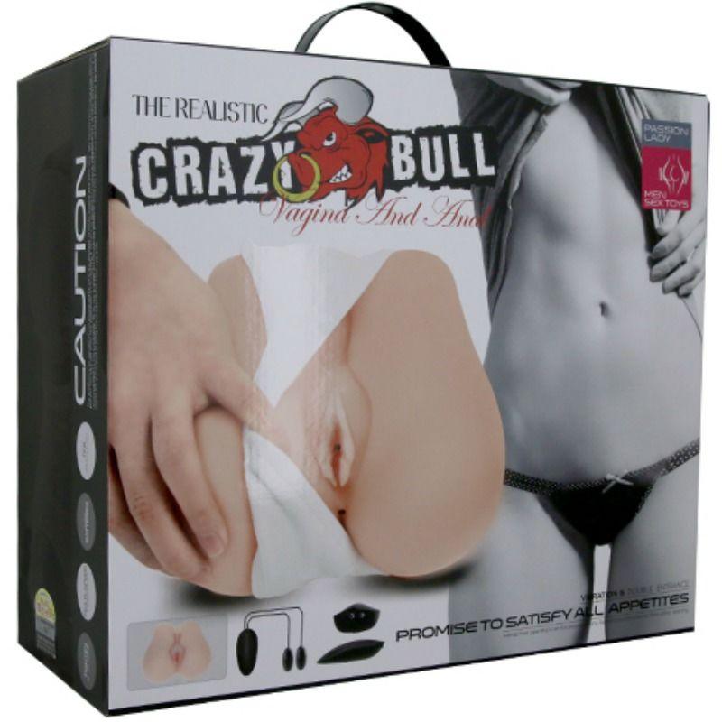 CRAZY BULL - VAGINA E ANO REALISTICI CON POSIZIONE DI VIBRAZIONE 3 - Only Vibes