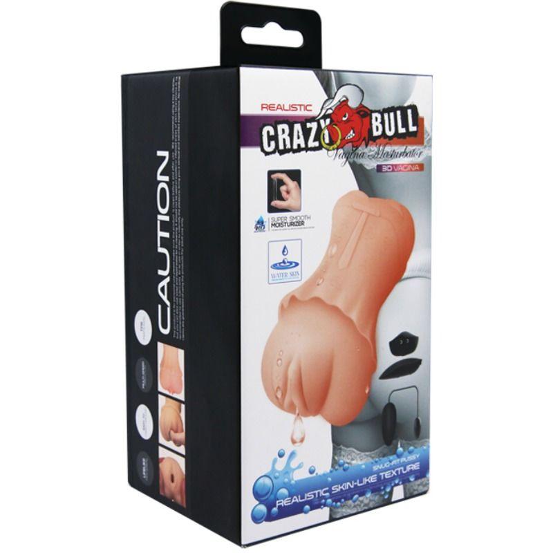 CRAZY BULL - MASTURBADOR VAGINA CON PELLE ACQUATA CON BULLET VIBRANTE 2 - Only Vibes