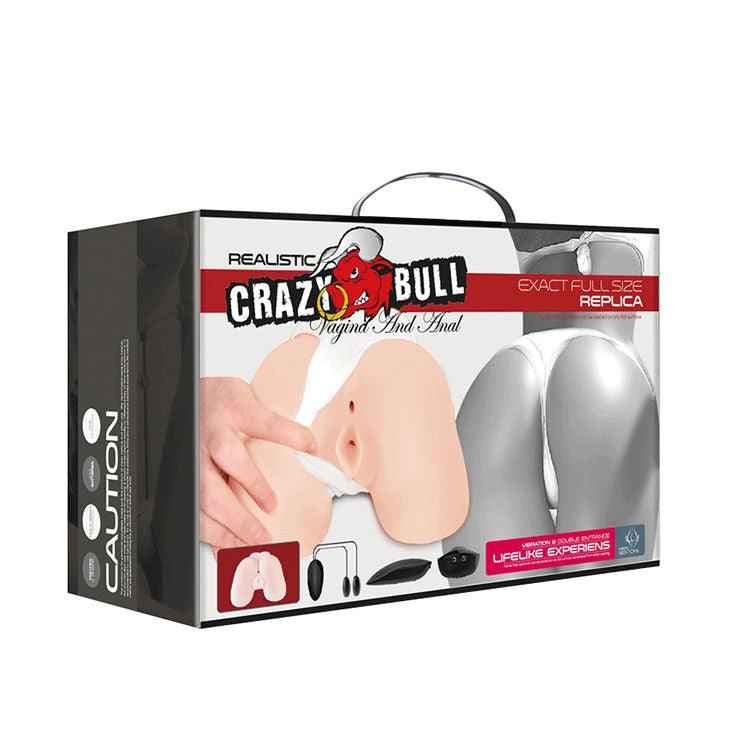 CRAZY BULL - VAGINA E ANO REALISTICI CON VIBRAZIONE POSIZIONE 5 - Only Vibes