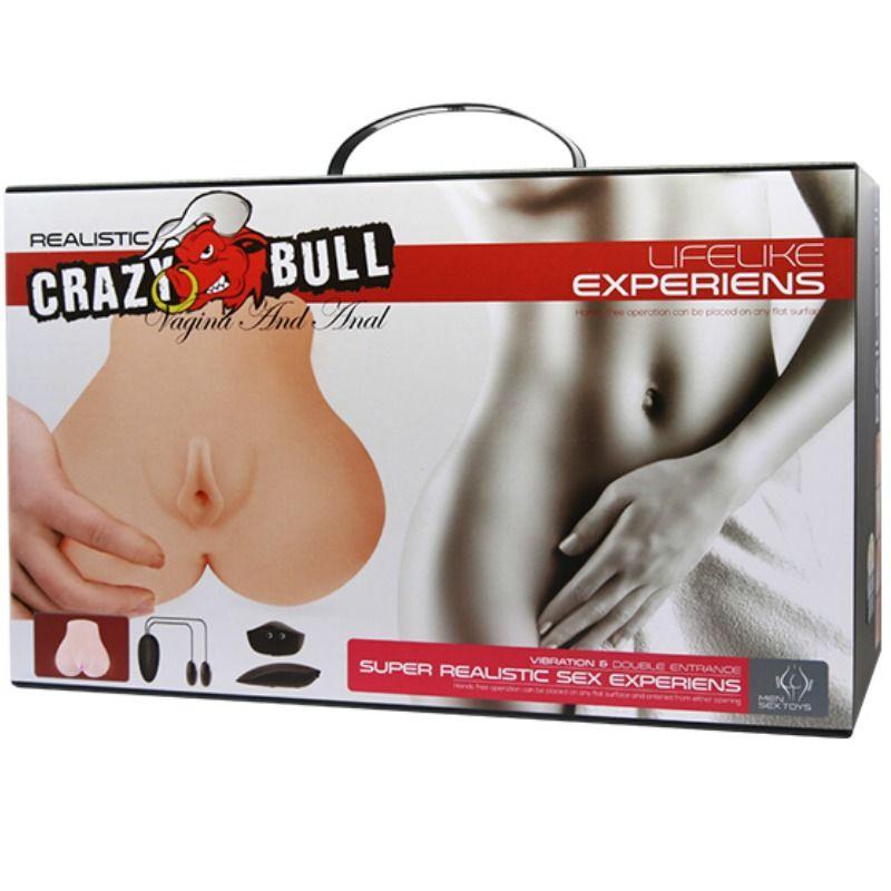 CRAZY BULL - VAGINA E ANO REALISTICI CON VIBRAZIONE POSIZIONE 7 - Only Vibes