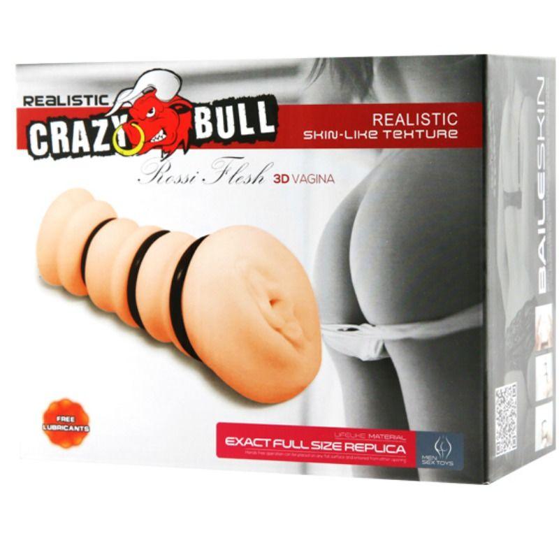 CRAZY BULL - MASTURBADOR CON ANELLI VAGINA MODELLO 2 - Only Vibes