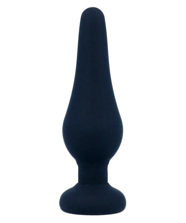 INTENSE - PLUG ANALE PIPO S SILICONE NERO 9,8 CM - Only Vibes