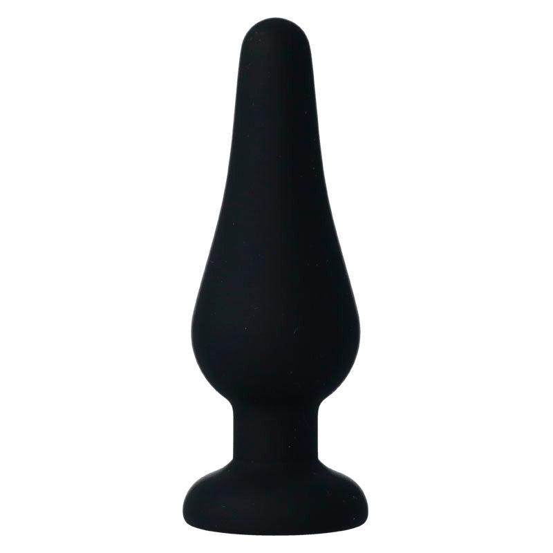 INTENSE - PLUG ANALE PIPO M SILICONE NERO 11 CM - Only Vibes