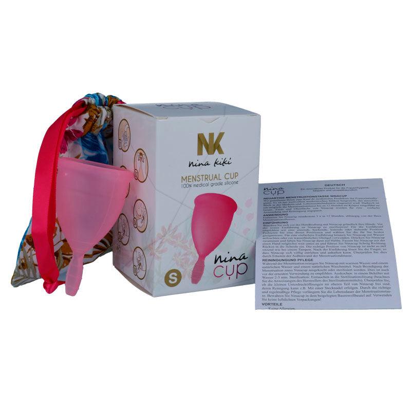 NINA KIKÍ - COPPA MESTRUALE ROSA TAGLIA S - Only Vibes