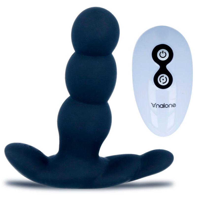 NALONE - VIBRATORE ANALE PEARL TELECOMANDO NERO - Only Vibes