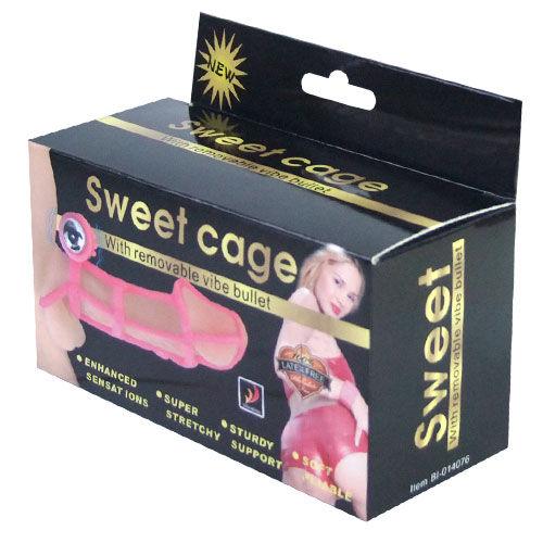 BAILE - COPERTURA E ANELLO IN SILICONE DOLCI 10 RITMI PER IL PENE ROSA - Only Vibes