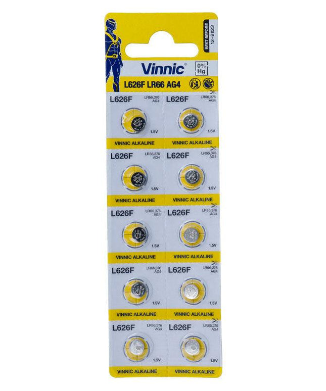 VINNIC - LR66 (AG4) 10 BATTERIE - Only Vibes