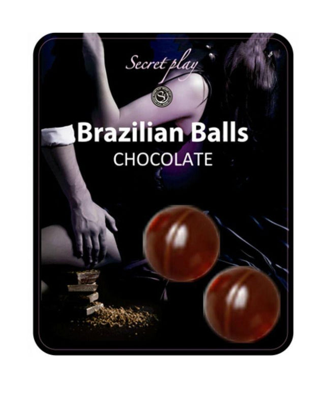 SECRETPLAY - 2 PALLINE BRASILIANE CIOCCOLATO - Only Vibes