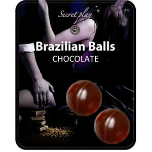 SECRETPLAY - 2 PALLINE BRASILIANE CIOCCOLATO - Only Vibes