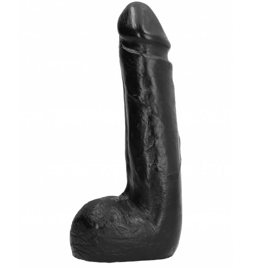 ALL BLACK - DILDO REALISTICO NERO MORBIDO 20 CM - Only Vibes