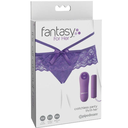FANTASY FOR HER - CROTHLESS PANTY EMOZIONANTE - Only Vibes