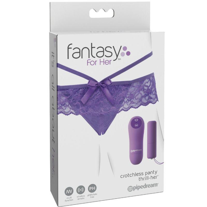 FANTASY FOR HER - CROTHLESS PANTY EMOZIONANTE - Only Vibes