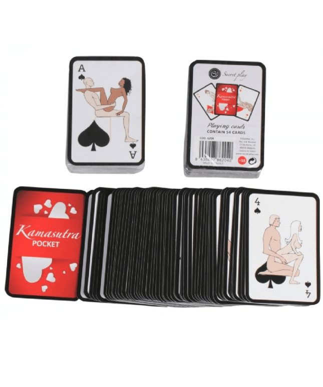 SECRETPLAY - CARTE DA GIOCO KAMASUTRA TASCABILI (ES/EN/PT/IT/FR/DE) - Only Vibes