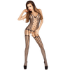 PASSION - WOMAN BS013 BODYSTOCKING NERO TAGLIA UNICA - Only Vibes