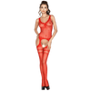 PASSION - WOMAN BS038 BODYSTOCKING ROSSO TAGLIA UNICA - Only Vibes