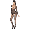 PASSION - DONNA BS031 BODYSTOCKING NERO TAGLIA UNICA - Only Vibes