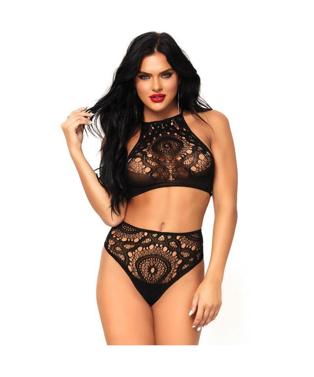 LEG AVENUE - SET 2 PEZZI TOP E SLIP M/L - Only Vibes