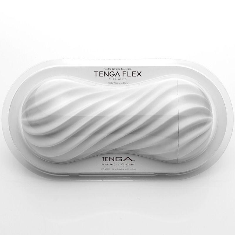 TENGA - MASTUBADOR MASCHILE BIANCO FLEX - Only Vibes