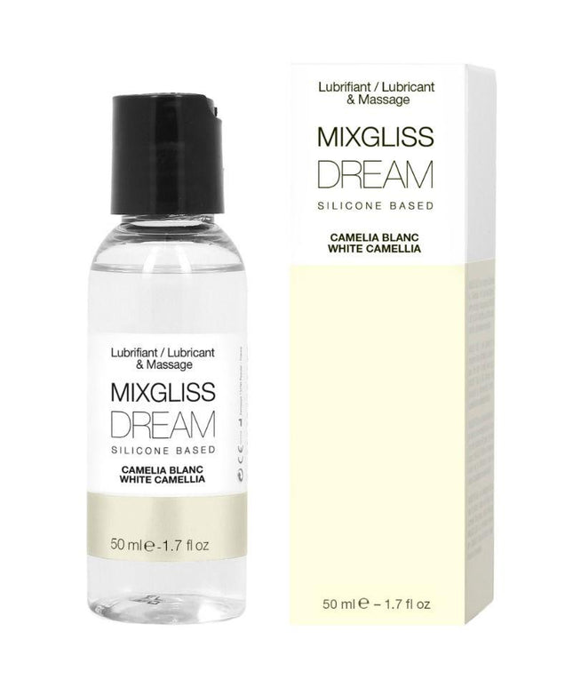 MIXGLISS - LUBRIFICANTE SILICONE DREAM WHITE CAMELIA 50 ML - Only Vibes