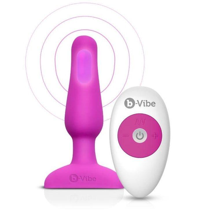 B-VIBE - PLUG ANALE NOVICE REMOTE CONTROL FUCSIA - Only Vibes