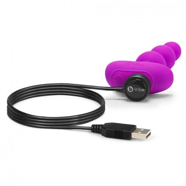 B-VIBE - PERLINE ANAL REMOTE CONTROL TRIPLET ROSA - Only Vibes