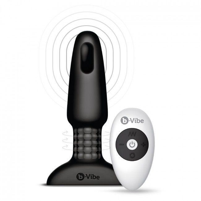 B-VIBE - RIMMING REMOTE CONTROL PLUG ANALE 2 NERO - Only Vibes