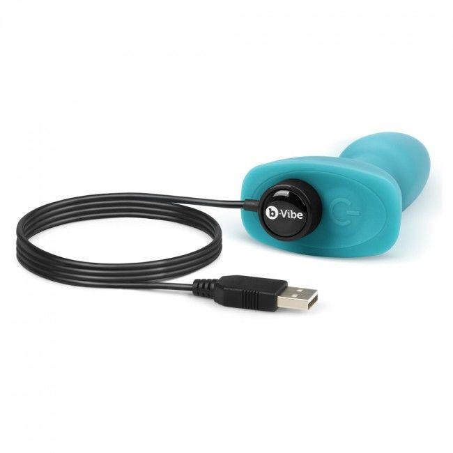 B-VIBE - RIMMING TELECOMANDO PLUG ANALE PETITE TEAL - Only Vibes