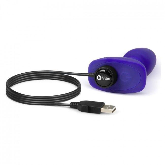 B-VIBE - RIMMING TELECOMANDO PLUG ANALE PETITE LILAC - Only Vibes