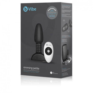 B-VIBE - RIMMING TELECOMANDO PLUG ANALE PETITE NERO - Only Vibes