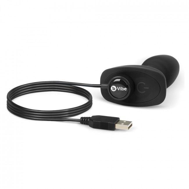 B-VIBE - RIMMING TELECOMANDO PLUG ANALE PETITE NERO - Only Vibes