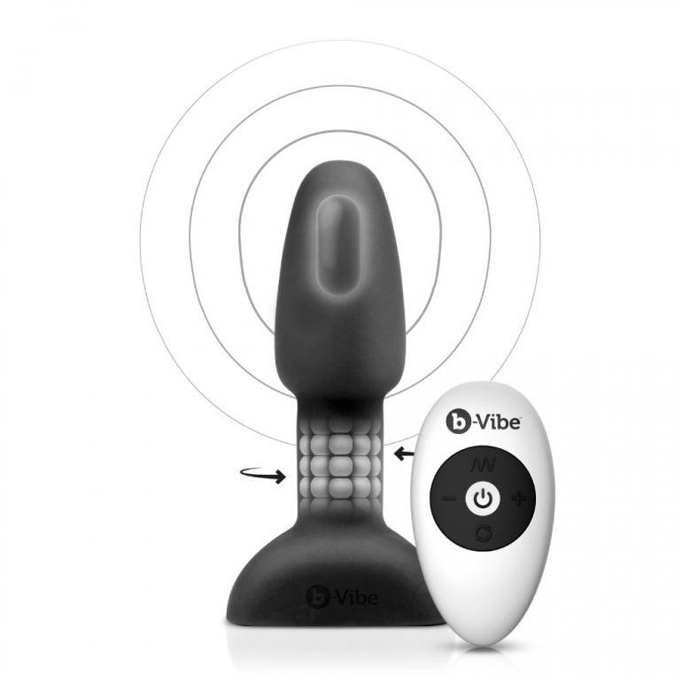 B-VIBE - RIMMING TELECOMANDO PLUG ANALE PETITE NERO - Only Vibes