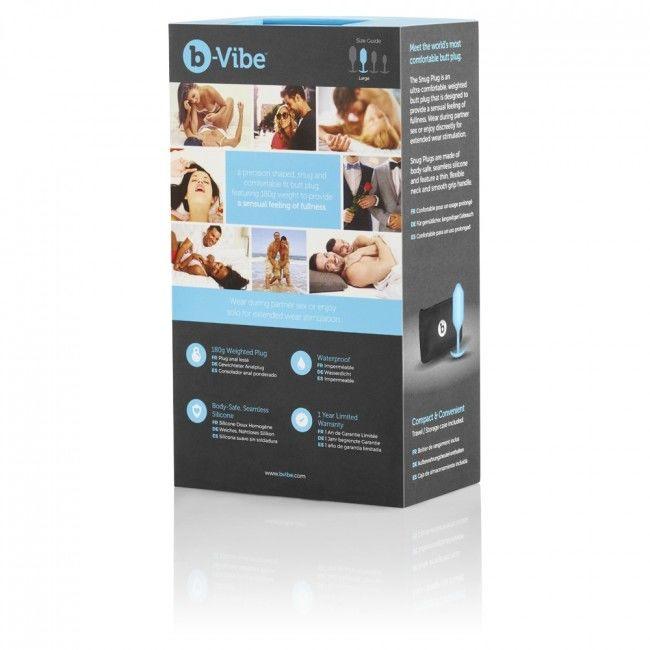 B-VIBE - PLUG ANALE SNUG 3 BLU CIELO - Only Vibes