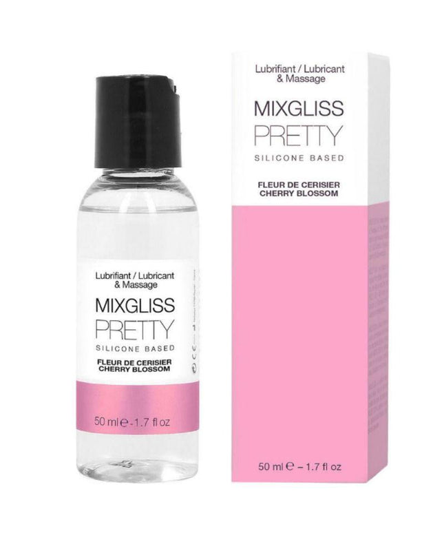 MIXGLISS - LUBRIFICANTE AL SILICONE PRETTY FIORE DI CILIEGIO 50 ML - Only Vibes