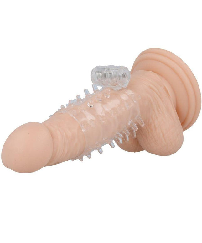 CASUAL LOVE - COPERTURA PER PENE VIBRATORE TRASPARENTE CON ANELLO - Only Vibes