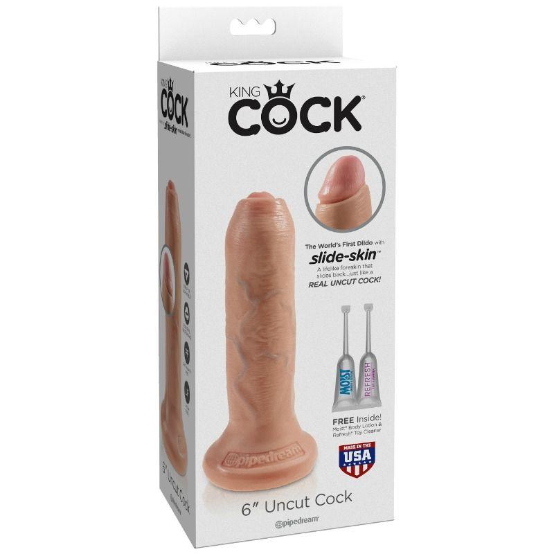 KING COCK - DILDO REALISTICO CARNE NON TAGLIATA 17 CM - Only Vibes