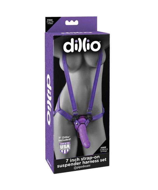 dillio set di imbracature con cinturino 7 pollici