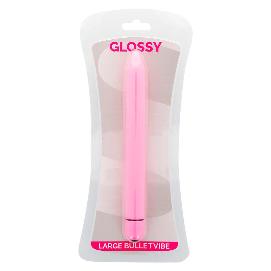 glossy slim rosa vibratore