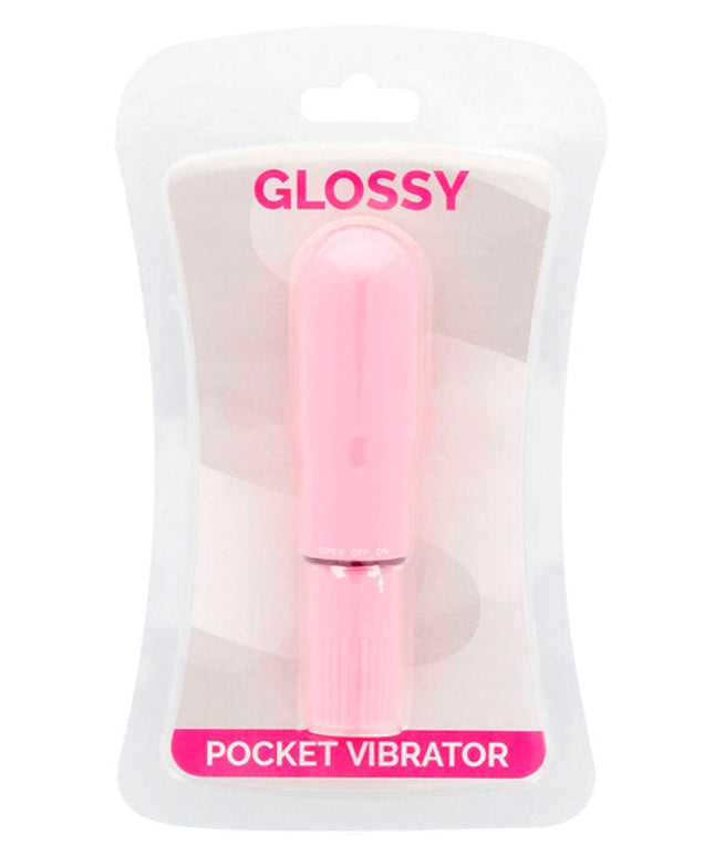 glossy vibratore tascabile rosa