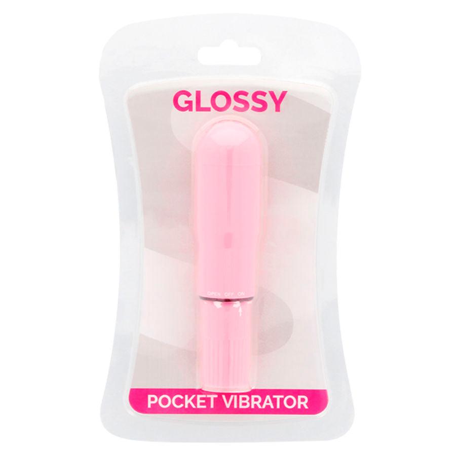 glossy vibratore tascabile rosa