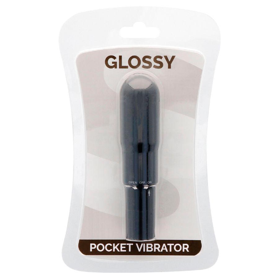 glossy vibratore tascabile nero