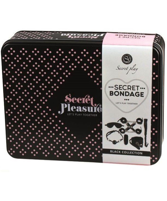 secretplay bdsm set 8 pcs nero