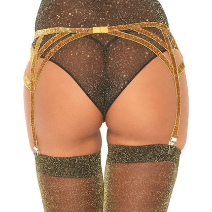 leg avenue cinturino elastico in lurex taglia unica