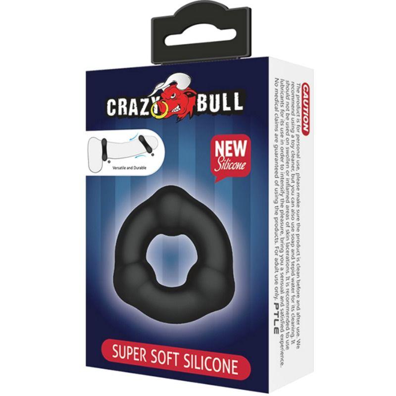 crazy bull anello in silicone super morbido con noduli