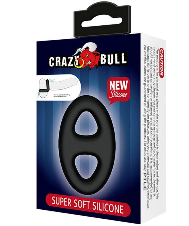 crazy bull anello doppio in silicone super morbido