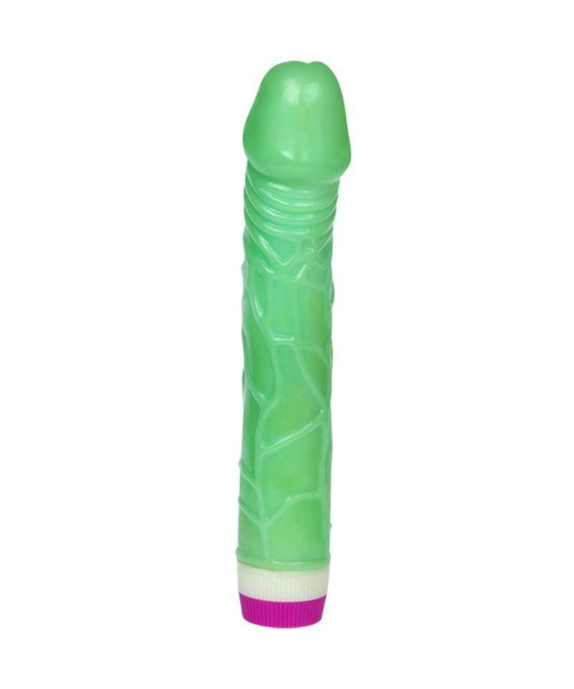 baile vibratore onde di piacere 23 cm verde